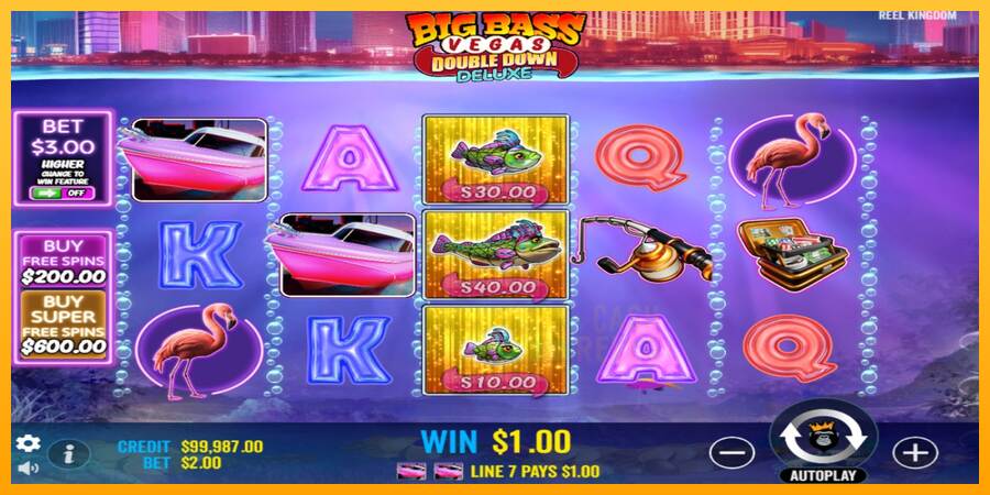 Big Bass Vegas Double Down Deluxe macchina da gioco per soldi, immagine 3