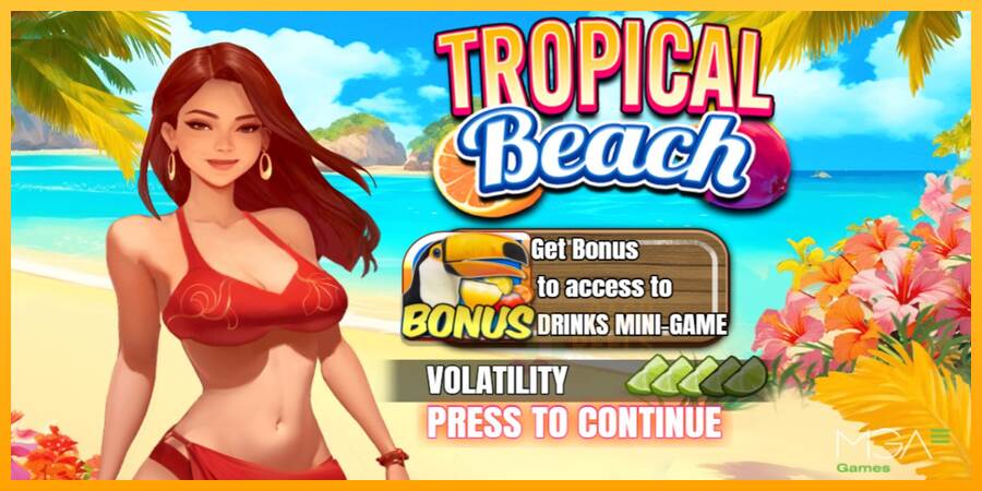 Tropical Beach macchina da gioco per soldi, immagine 1