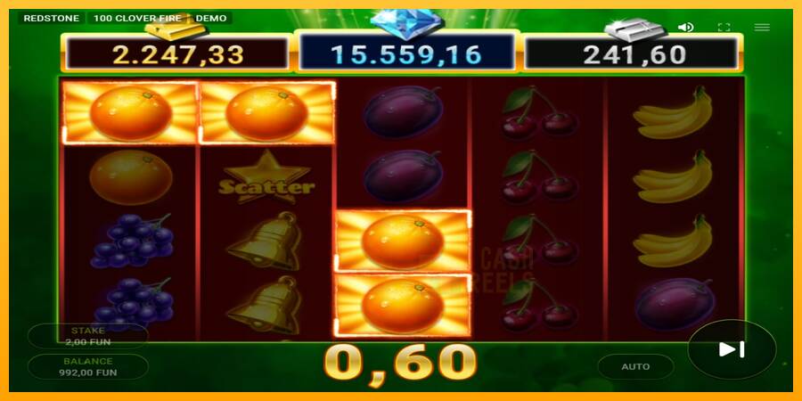 100 Clover Fire macchina da gioco per soldi, immagine 3