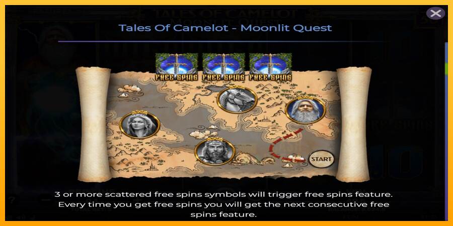 Tales of Camelot - Moonlit Quest macchina da gioco per soldi, immagine 5