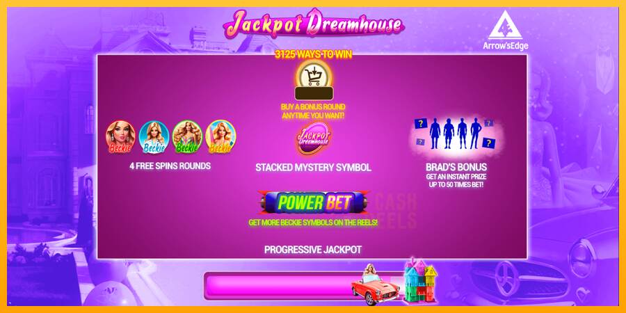 Jackpot Dreamhouse macchina da gioco per soldi, immagine 1