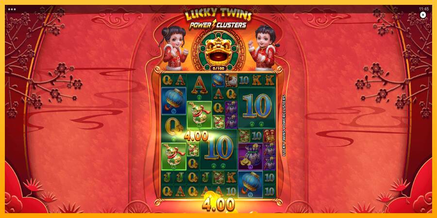 Lucky Twins Power Clusters macchina da gioco per soldi, immagine 2