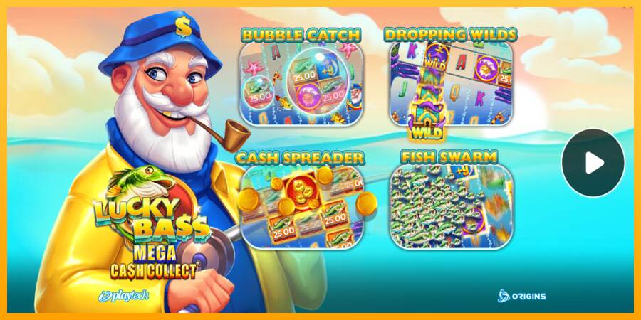 Lucky Bass Mega Cash Collect macchina da gioco per soldi, immagine 1