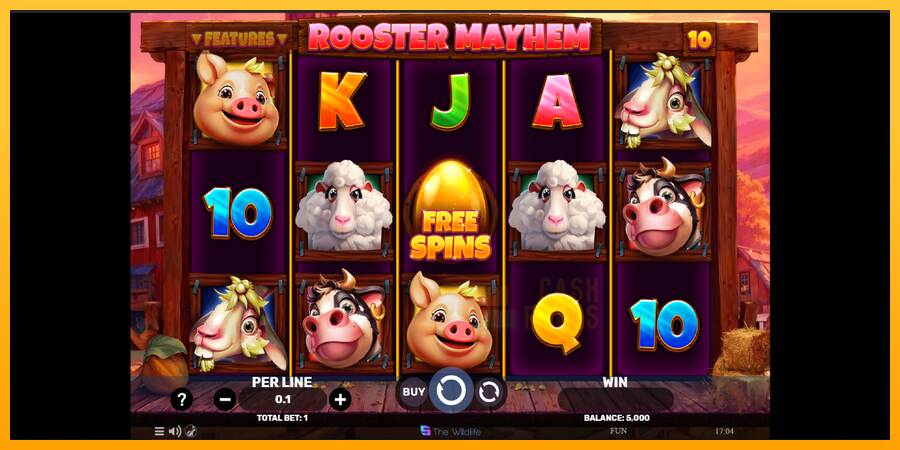 Rooster Mayhem macchina da gioco per soldi, immagine 2