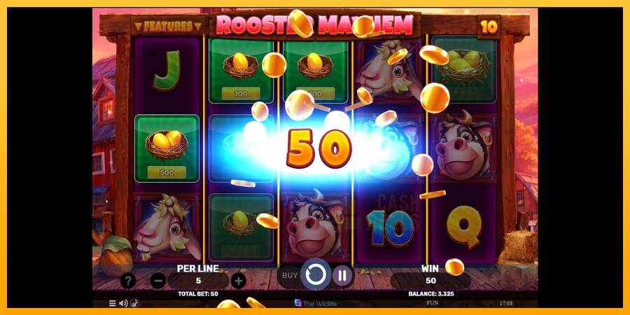 Rooster Mayhem macchina da gioco per soldi, immagine 4