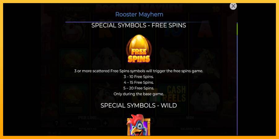 Rooster Mayhem macchina da gioco per soldi, immagine 5