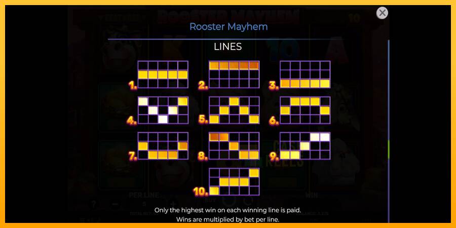 Rooster Mayhem macchina da gioco per soldi, immagine 7