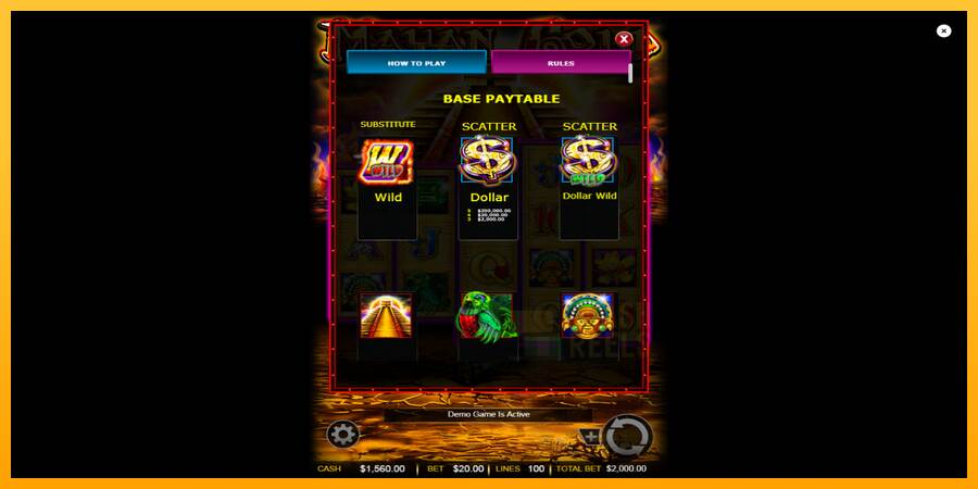 Mayan Gold macchina da gioco per soldi, immagine 4