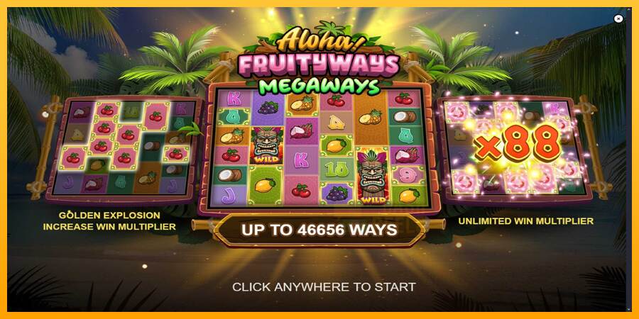 Aloha! Fruityways macchina da gioco per soldi, immagine 1