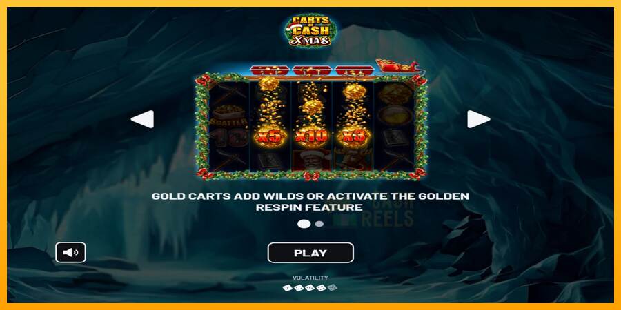 Carts of Cash Xmas macchina da gioco per soldi, immagine 1