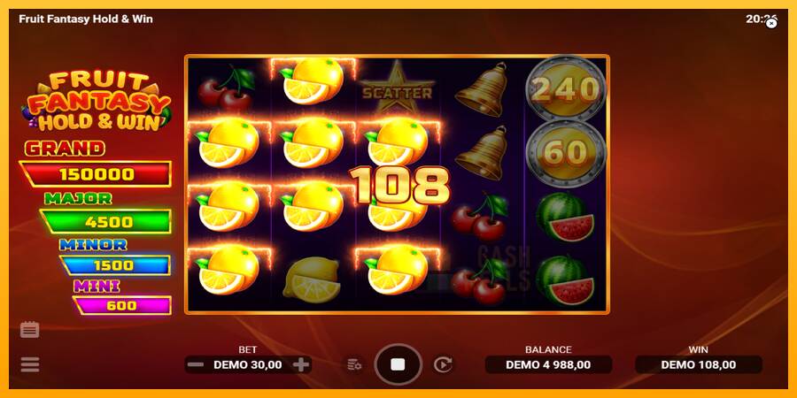 Fruit Fantasy Hold & Win macchina da gioco per soldi, immagine 3