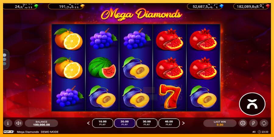 Mega Diamonds macchina da gioco per soldi, immagine 1