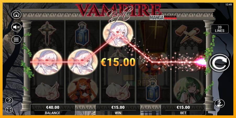 Vampire Night macchina da gioco per soldi, immagine 3