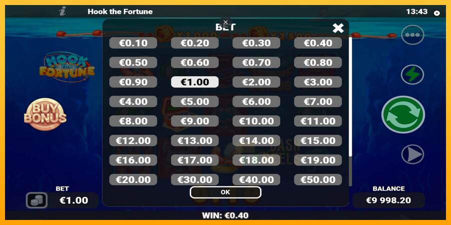 Hook the Fortune macchina da gioco per soldi, immagine 5