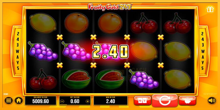 Fruity Gold 243 macchina da gioco per soldi, immagine 2