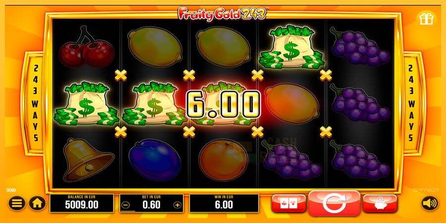 Fruity Gold 243 macchina da gioco per soldi, immagine 4