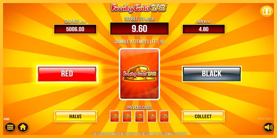 Fruity Gold 243 macchina da gioco per soldi, immagine 6