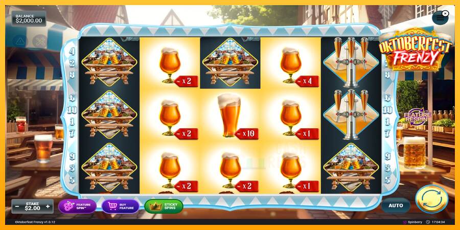 Oktoberfest Frenzy macchina da gioco per soldi, immagine 2