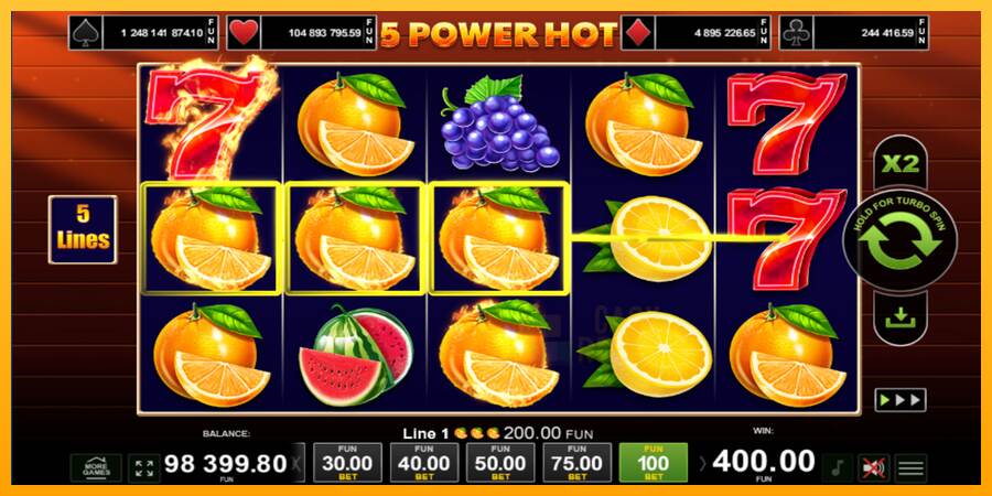 5 Power Hot macchina da gioco per soldi, immagine 1