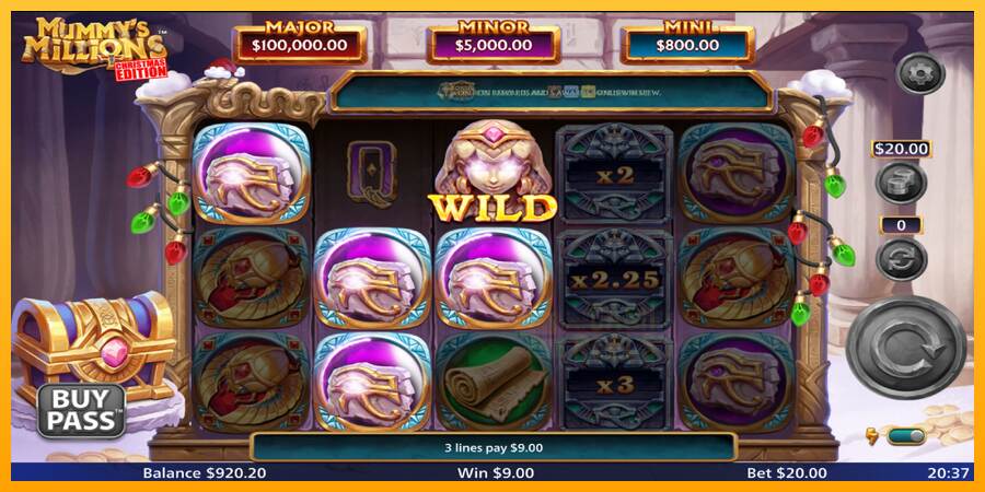 Mummys Millions macchina da gioco per soldi, immagine 2