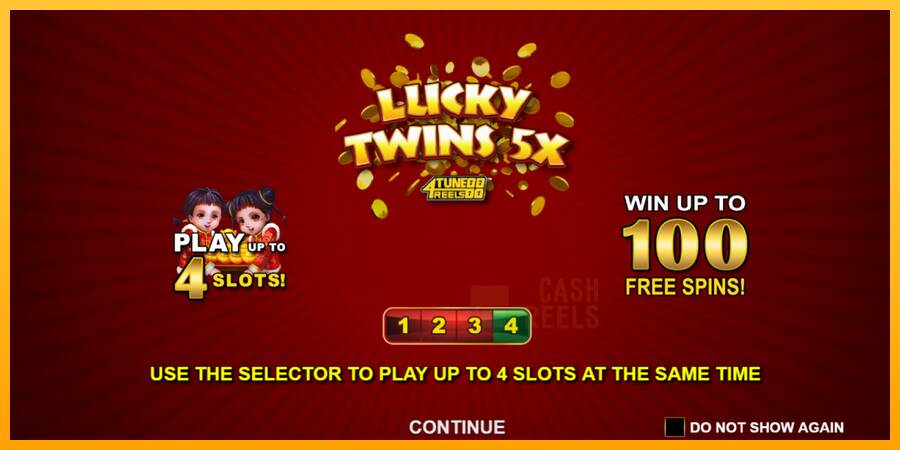 Lucky Twins 5X 4Tune Reels macchina da gioco per soldi, immagine 1