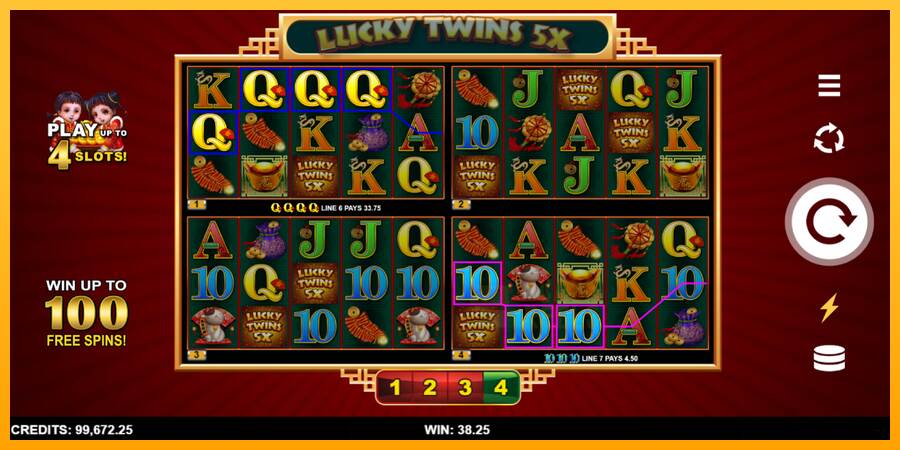 Lucky Twins 5X 4Tune Reels macchina da gioco per soldi, immagine 3