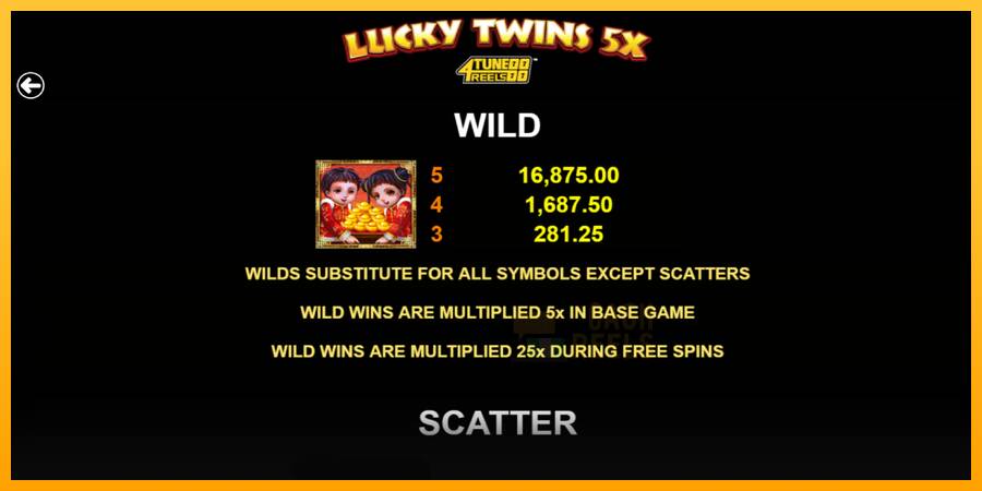 Lucky Twins 5X 4Tune Reels macchina da gioco per soldi, immagine 5