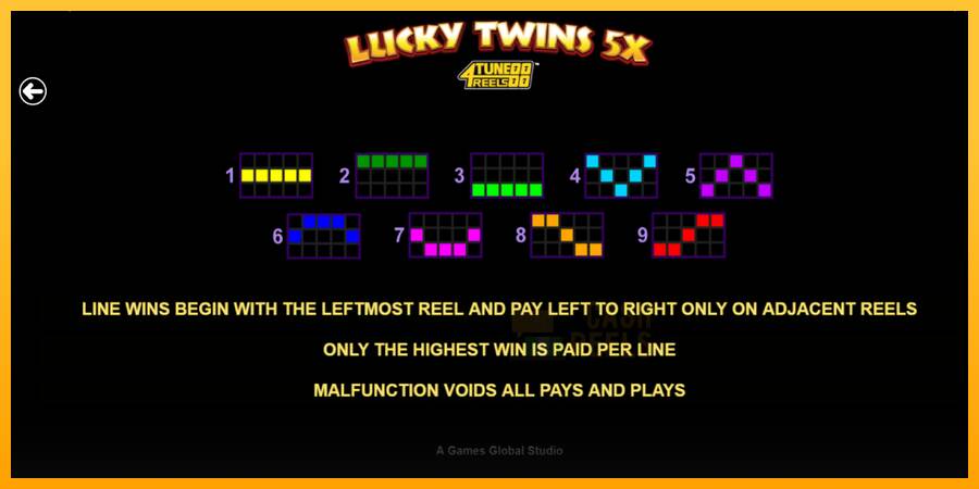 Lucky Twins 5X 4Tune Reels macchina da gioco per soldi, immagine 7