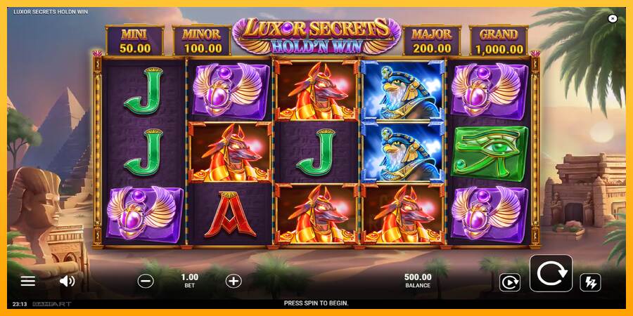 Luxor Secrets Holdn Win macchina da gioco per soldi, immagine 2