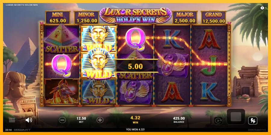 Luxor Secrets Holdn Win macchina da gioco per soldi, immagine 3