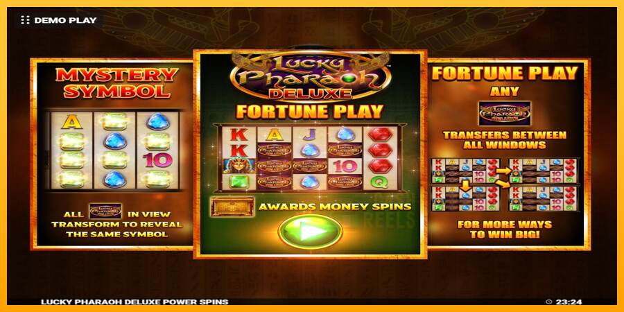 Lucky Pharaoh Deluxe Fortune Play macchina da gioco per soldi, immagine 1