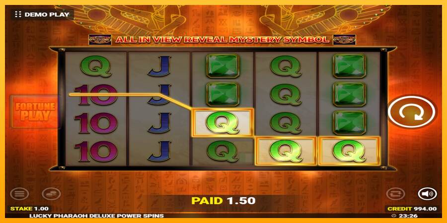 Lucky Pharaoh Deluxe Fortune Play macchina da gioco per soldi, immagine 3