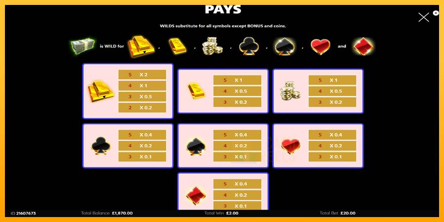 Cash Falls: Add Em Up Gold macchina da gioco per soldi, immagine 5