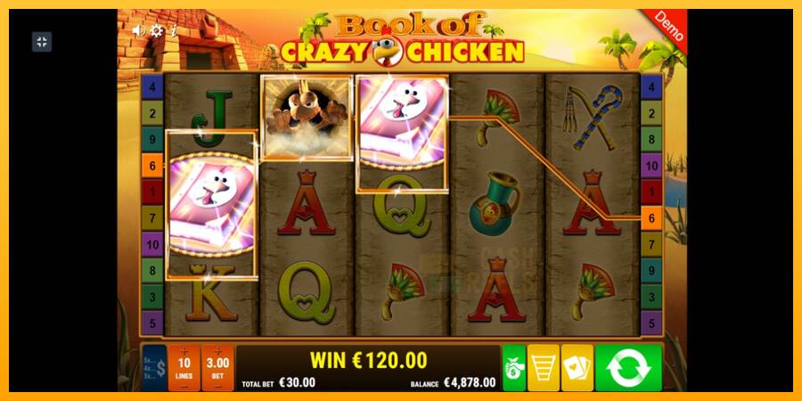 Book of Crazy Chicken macchina da gioco per soldi, immagine 2