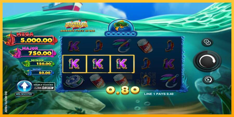 Big Mouth Fishin macchina da gioco per soldi, immagine 4