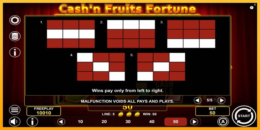 Cashn Fruits Fortune macchina da gioco per soldi, immagine 7