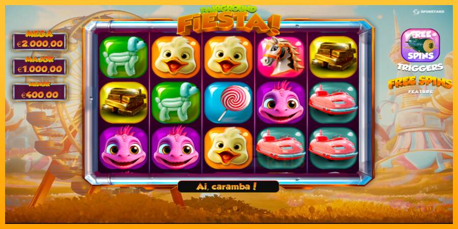 Fairground Fiesta macchina da gioco per soldi, immagine 6