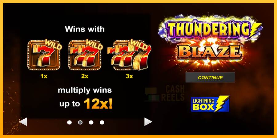 Thundering Blaze macchina da gioco per soldi, immagine 1