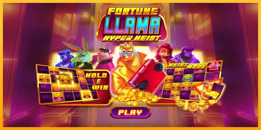 Fortune Llama Hyper Heist macchina da gioco per soldi, immagine 1