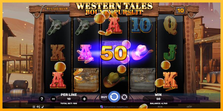 Western Tales - Bounty Pursuit macchina da gioco per soldi, immagine 3