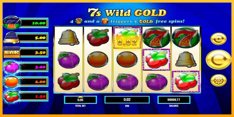 7s Wild Gold macchina da gioco per soldi, immagine 3