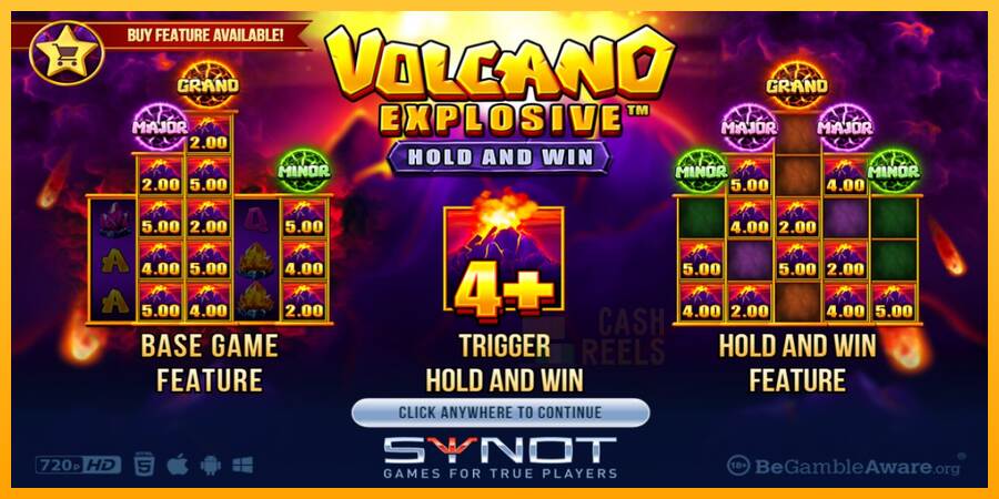 Volcano Explosive macchina da gioco per soldi, immagine 1