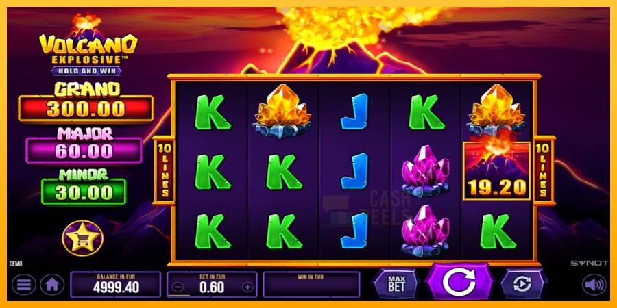 Volcano Explosive macchina da gioco per soldi, immagine 2