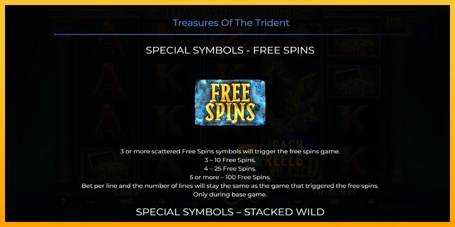 Treasures of the Trident macchina da gioco per soldi, immagine 5