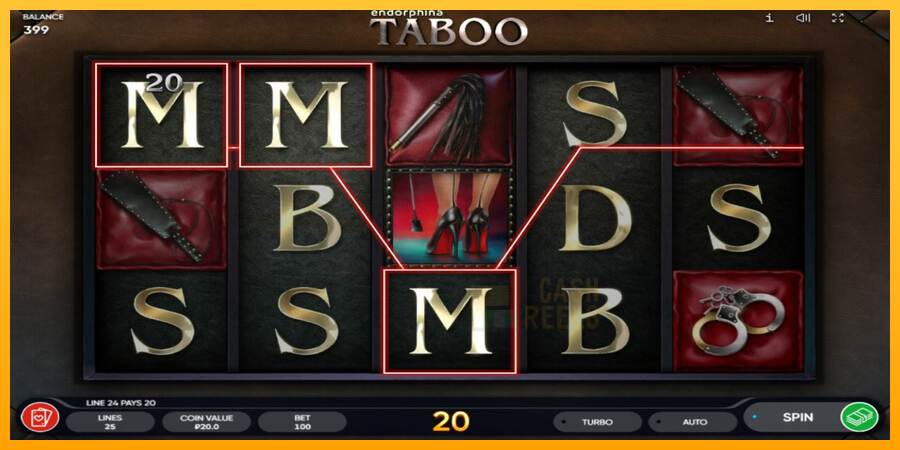 Taboo macchina da gioco per soldi, immagine 3