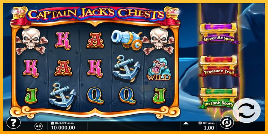 Captain Jacks Chests macchina da gioco per soldi, immagine 1