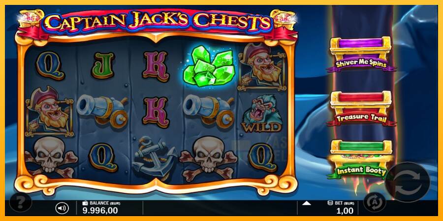 Captain Jacks Chests macchina da gioco per soldi, immagine 4