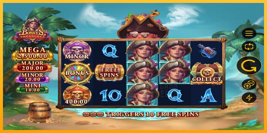 Bonnys Treasures macchina da gioco per soldi, immagine 1