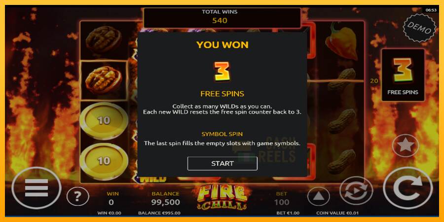 Fire Chili macchina da gioco per soldi, immagine 1