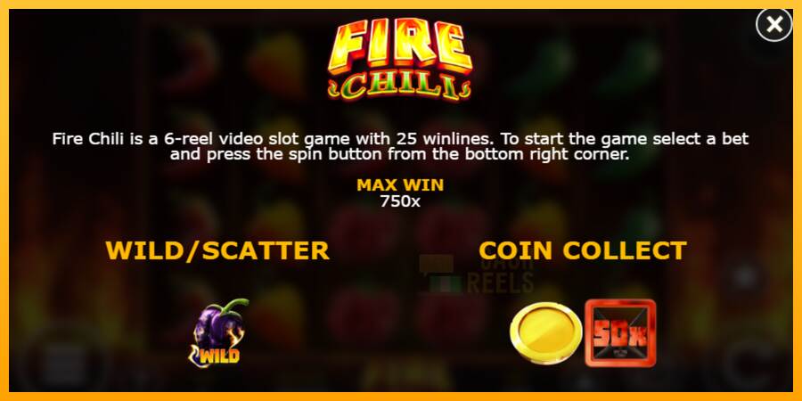 Fire Chili macchina da gioco per soldi, immagine 2